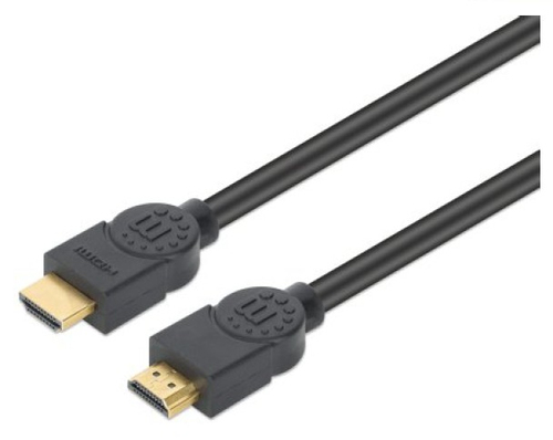 Cable HDMI Manhattan 356961 Canal Ethernet, 3 m, 18 Gbit/s, 1080p, 1440p, 2160p, Negro