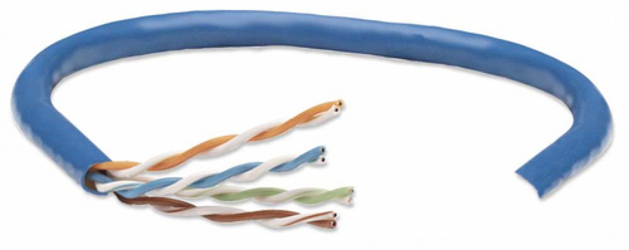 Bobina de Cable UTP Intellinet Cat 5E 305 Metros Azul