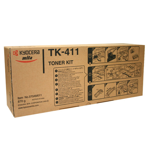 Tóner Kyocera TK-411 Original, Negro