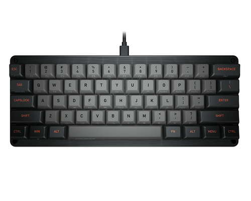 Teclado Cougar Puri Mini Inglés, Alámbrico, USB, Interruptor Mecánico, Negro