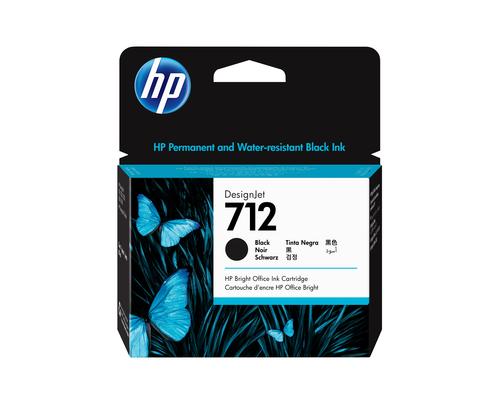 Cartucho de Tinta HP 712 Negra Designjet