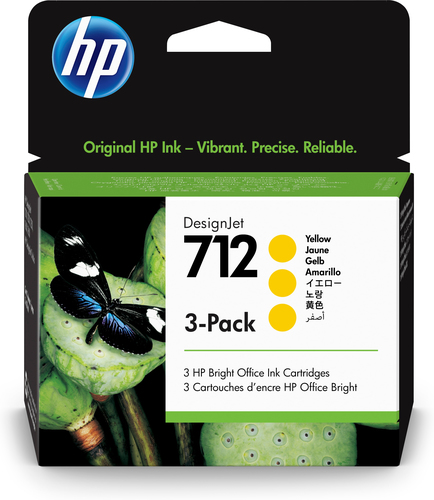 Cabezal de Impresion HP Inyección de Tinta Térmica, Amarillo