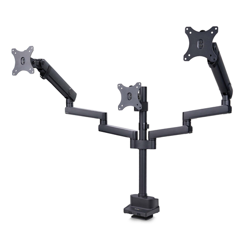 Soportes de Pantalla Startech.com 3MP2AG-MONITOR-ARM Color Negro, Material Aluminio, Plástico, Acero