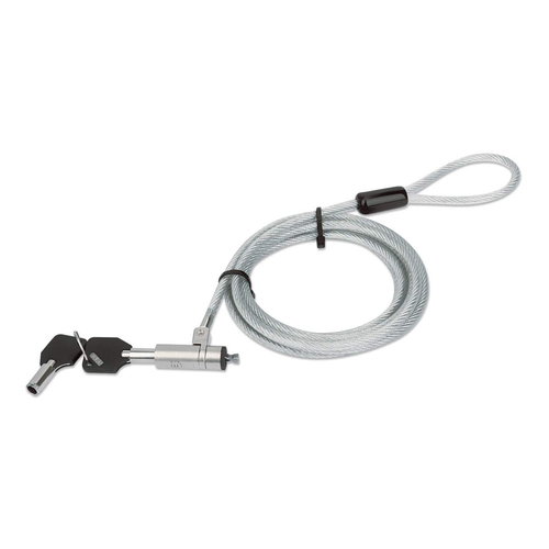 Candado Manhattan de Llave para Laptop, 2 Metros, Acero, (4402959) Gris