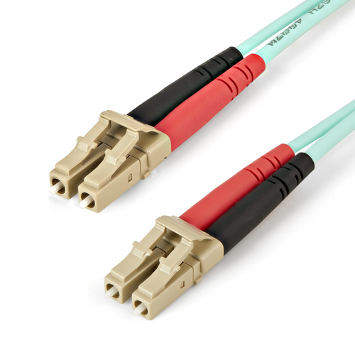 Cable Startech.com 5 m, Fibra OM4, Lc, Lc, 100 Gbit/s, Color Aguamarina