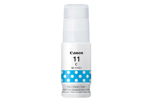 Botella de Tinta Canon GI-11 Original, Cian, Compatibilidad G2160, G3160