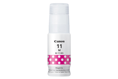 Botella de Tinta Canon GI-11 Original, Magenta, Compatibilidad G2160, G3160
