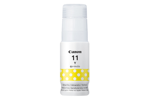 Botella de Tinta Canon GI-11 Original, Amarillo, Compatibilidad G2160, G3160