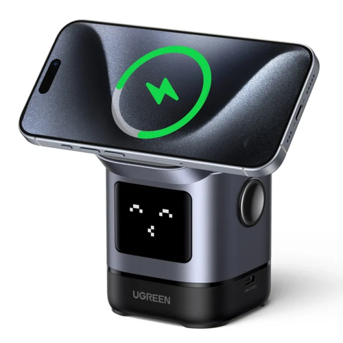 Cargador Ugreen 45775 Universal, Interior, 1USB-C, Carga Rápida, 20 W, Negro, Gris