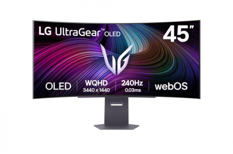 Monitor LG 45GX90SA-B OLED, 45", Wide Quad HD, OLED, 240 Hz, 0.03 ms, Freesync, Nvidia G-sync, Negro