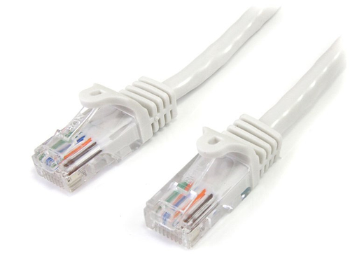 Patchcord Startech.com Cat5e, 1 m, U/UTP (UTP), Blanco