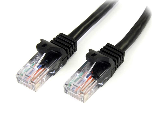 Patchcord Startech.com Cat5e, 5 m, U/UTP (UTP), Negro