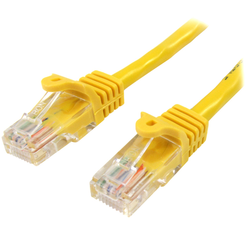 Patchcord Startech.com Cat5e, 5 m, U/UTP (UTP), Amarillo
