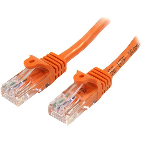 Patchcord Startech.com Cat5e, 7 m, U/UTP (UTP), Naranja
