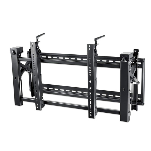 Soportes de Pantalla Manhattan Soporte Premium de TV para Video Wall Color Negro, Material Acero