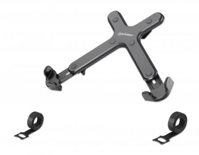 Soporte Manhattan Soporte para Laptop con Montaje VESA Ajustable Estante para el Brazo de Computadora Portátil, Negro