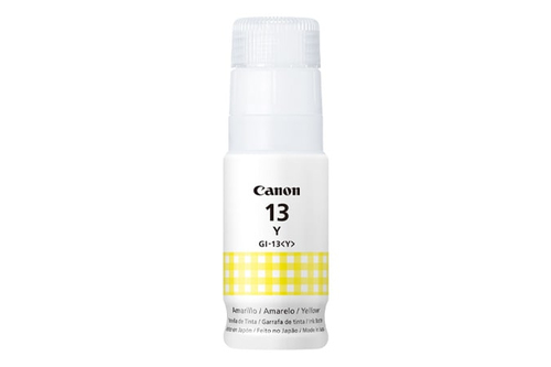 Cartucho de Tinta Canon GI-13 Original, Amarillo, 70 ml