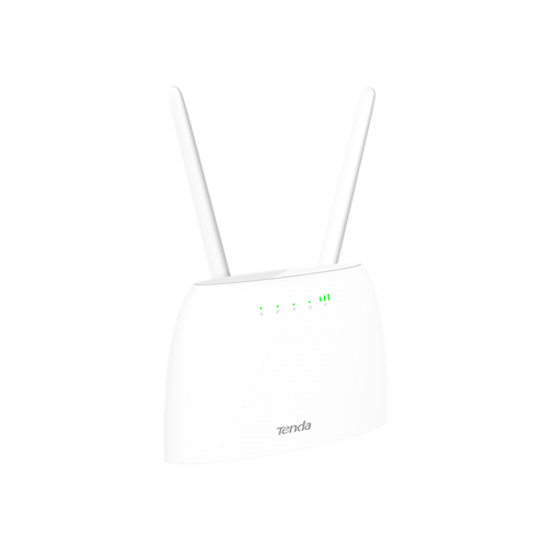 Ruteador Inalámbrico Tenda N300 4 Ant., Wi-fi 4 (802.11n), 2 RJ-45, 300 Mbit/s, Blanco