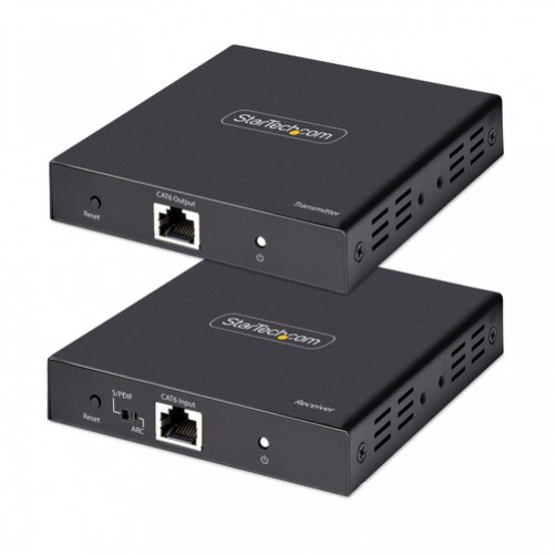 Extensor Startech.com Transmisor y Receptor AV, 3840 x 2160, 2hdmi, Hasta 70 m, Negro