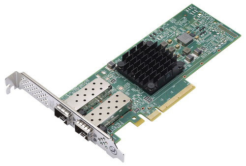 Tarjetas de Red Lenovo Broadcom 57414 10/25GBE SFP28 2-port PCIe PCI Express, RJ-45 2, Alámbrico, Verde, Metálico