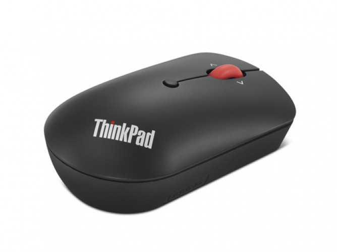 Mouse Lenovo Thinkpad USB-C Wireless Compact óptico, 4 Botones, 2400 dpi, Rf Inalámbrico, Negro