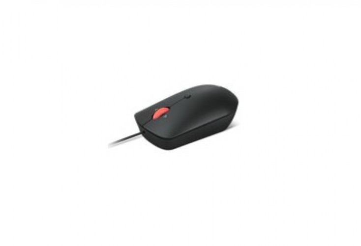Mouse Lenovo 4Y51D20850 óptico, 4 Botones, 2400 dpi, USB Tipo C, Negro