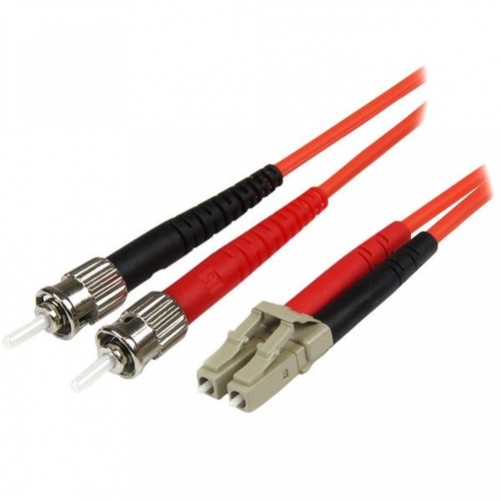 Cable Startech.com 5 m, Fibra OM2, Lc, St, 10 Gbit/s, Rojo