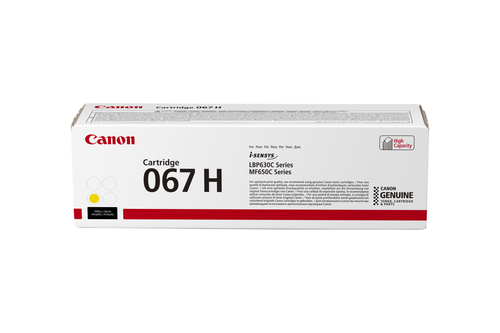 Tóner Canon 067H Original, Amarillo, High (l) Yield