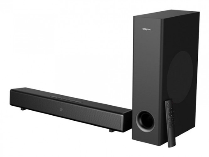 Barra de Sonido Creative Labs Creative Stage 360 2.1, Bt, Inalámbrico, Negro