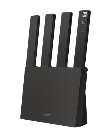 Huawei Router WiFi 7 BE3 3600Mbps, Velocidades Ultrarrapidas, Puerto Ethernet 2.5g, Easysetting, Diagnostico Visual de Wi-fi, Control Parental, Homesec, Color Negro