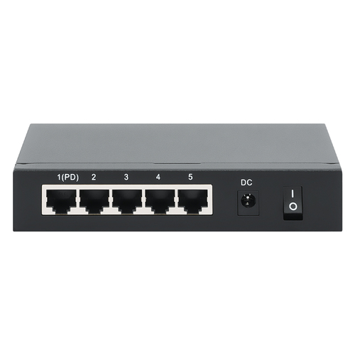Switch Intellinet PoE-powered 5x Gigabit RJ-45 5, Gigabit Ethernet (10/100/1000), Negro
