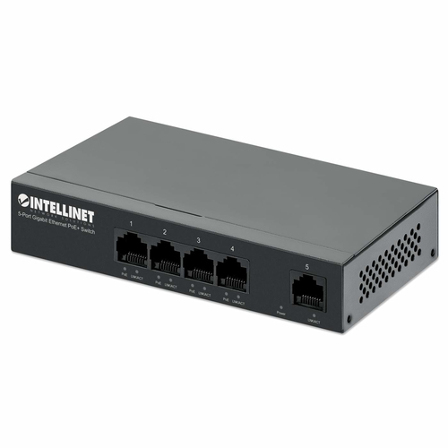 Switch Intellinet 561792 RJ-45 5, Gigabit Ethernet (10/100/1000), Negro
