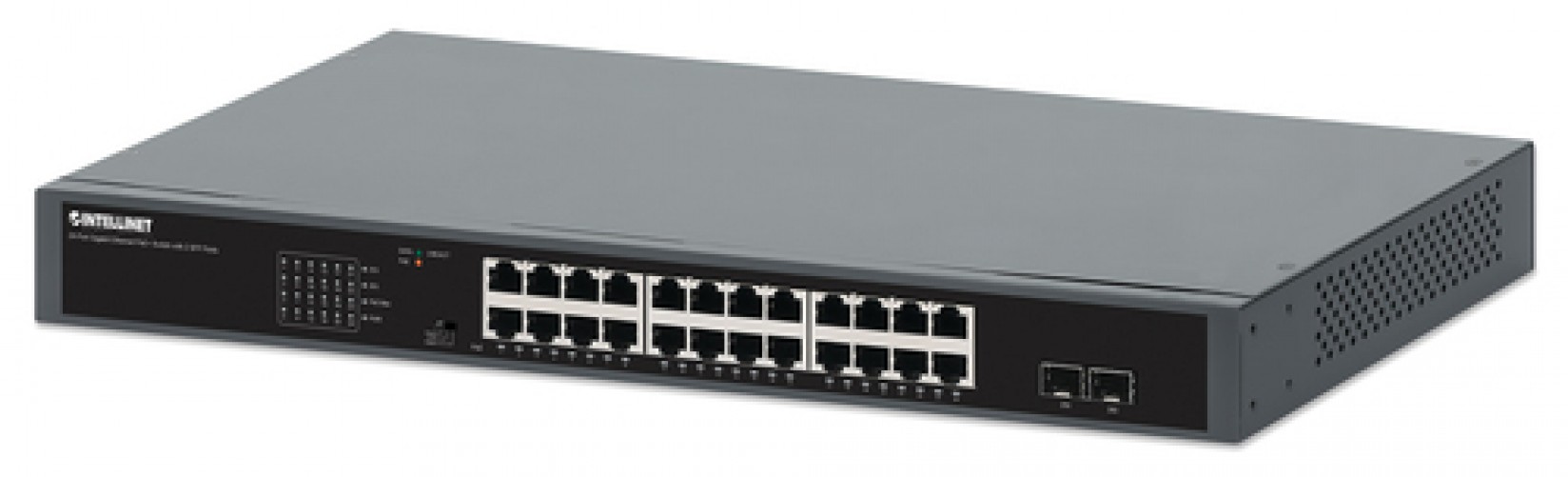 PoE Switch ,intellinet,561907,gb 24 Ptos 19 30W/PTO, 370W + 2 SFP