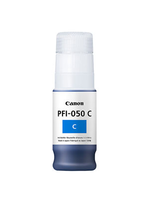 Cartucho de Tinta Canon PFI-050 C Original, Cian, 70 ml