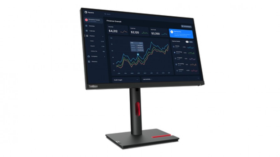 Monitor Lenovo Thinkvision T22I-30 LED, 21.5", Full HD, IPS, 60 Hz, 6 ms, Negro