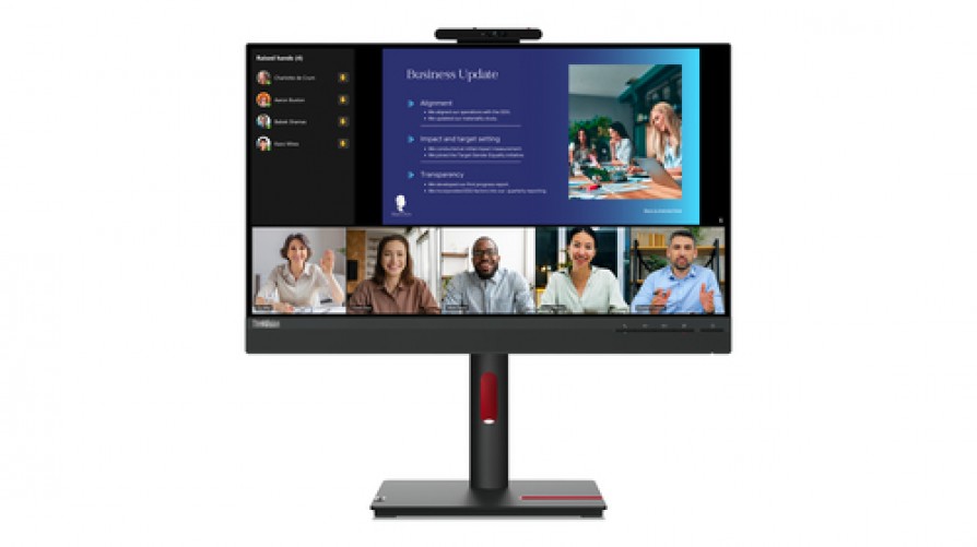 Monitor Lenovo Thinkvision Thinkvision T24V-30 LED, 23.8", Full HD, IPS, 75 Hz, 6 ms, Negro