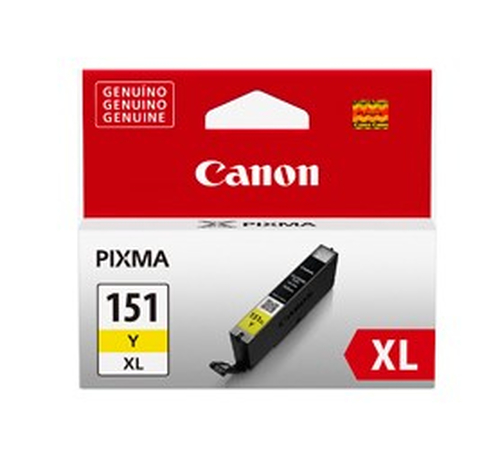 Cartucho de Tinta Canon Cli 151 Xl Original, Amarillo, 11 ml, Alto Rendimiento (xl)