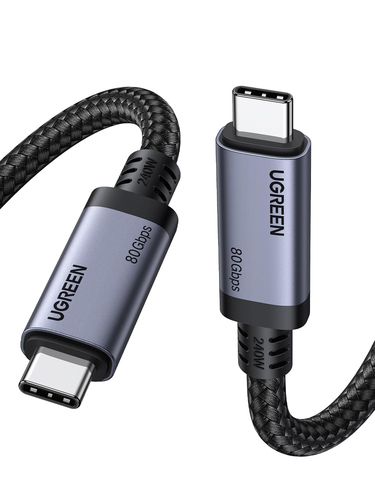 Cable USB Ugreen 65383 USB C a USB C, Negro