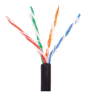 Bobina Condumex 66-44-64/1000 Cat5e, 305 m, U/UTP (UTP), Negro