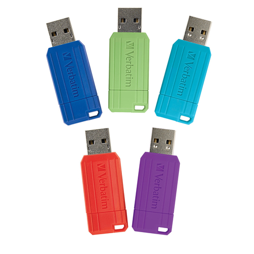 Memoria USB Verbatim 70055 32 GB USB Tipo A, 2.0, Color Azul, Cian, Verde, Violeta, Rojo