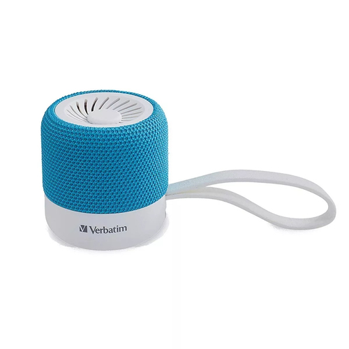 Bocina Verbatim 70231 USB, Bt, Inalámbrico, Teléfono Móvil/teléfono Inteligente, Azul, Blanco