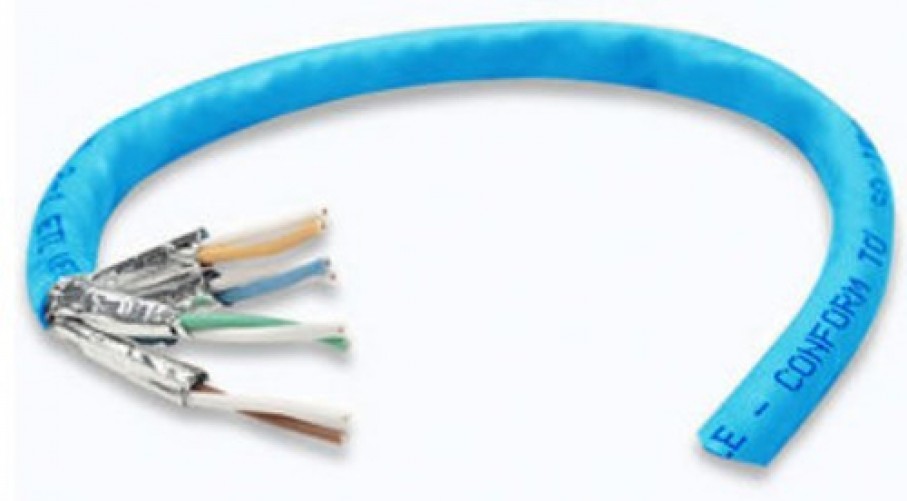 Bobina de Cable de Red Intellinet UTP Cat6, Cca, 305 m, Solida, Calibre 23 Awg, Color Azul