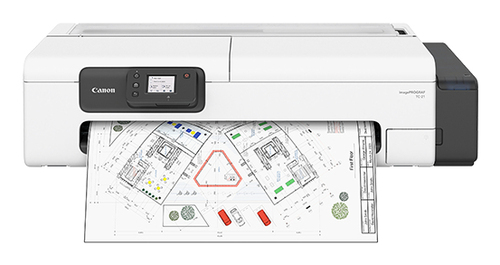Impresora de Gran Formato Canon Imageprograf TC-21, 24 Pulgadas, Inyeccion de Tinta, 2400x1200 dpi, Wi-fi, Ethernet, USB, Pantalla Tactil.