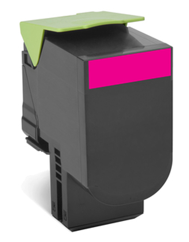 Tóner Lexmark 70C80M0 Original, Magenta, Compatibilidad CS510DE/CS410DN/CS310DN/CS310N/CS410N/CS410DTN/CS510DTE, Rinde 1000 Páginas