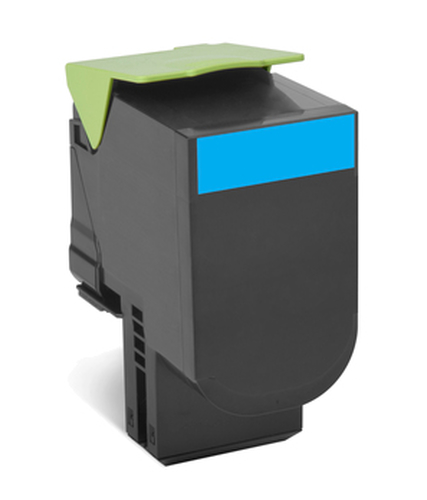 Tóner Lexmark 70C8HC0 Original, Cian, Alto Rendimiento (xl)