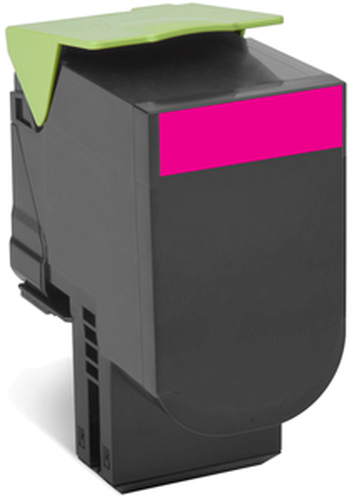 Tóner Lexmark 70C8HM0 Original, Magenta, Rendimiento Estándar