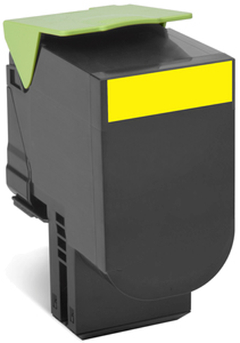 Tóner Lexmark 70C8HY0 Original, Amarillo, Compatibilidad CS510DE CS310DN, Rinde 3000 Páginas
