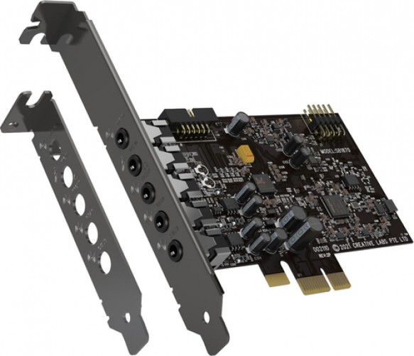 Tarjeta Audio Creative Labs Sound Blaster Audigy Fx V2 5.1, PCI-e, Entrada Micrófono, Salida 3.5mm