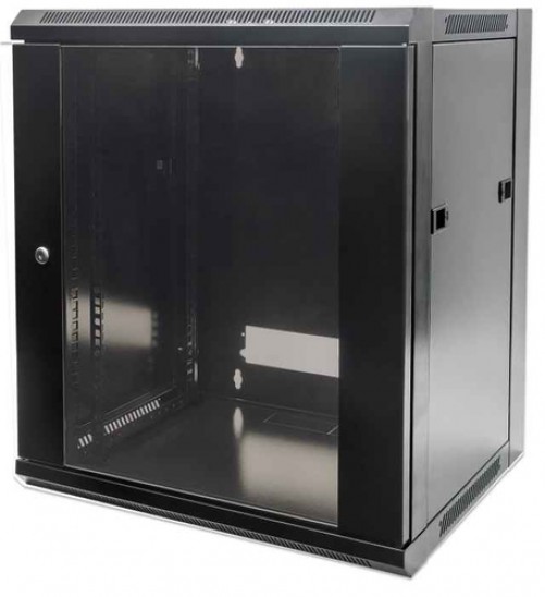 Gabinete Intellinet para Pared 19", 6U, Hasta 60kg, Negro