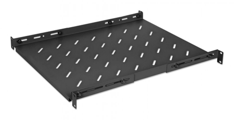 Charola Intellinet 714112 Tipo Repisa de Estante, Color Blanco, Material Acero, Peso Max. 20 kg, Capacidad del Rack 1U